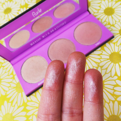 Rude Cosmetics Highlighting Shimmer Trio