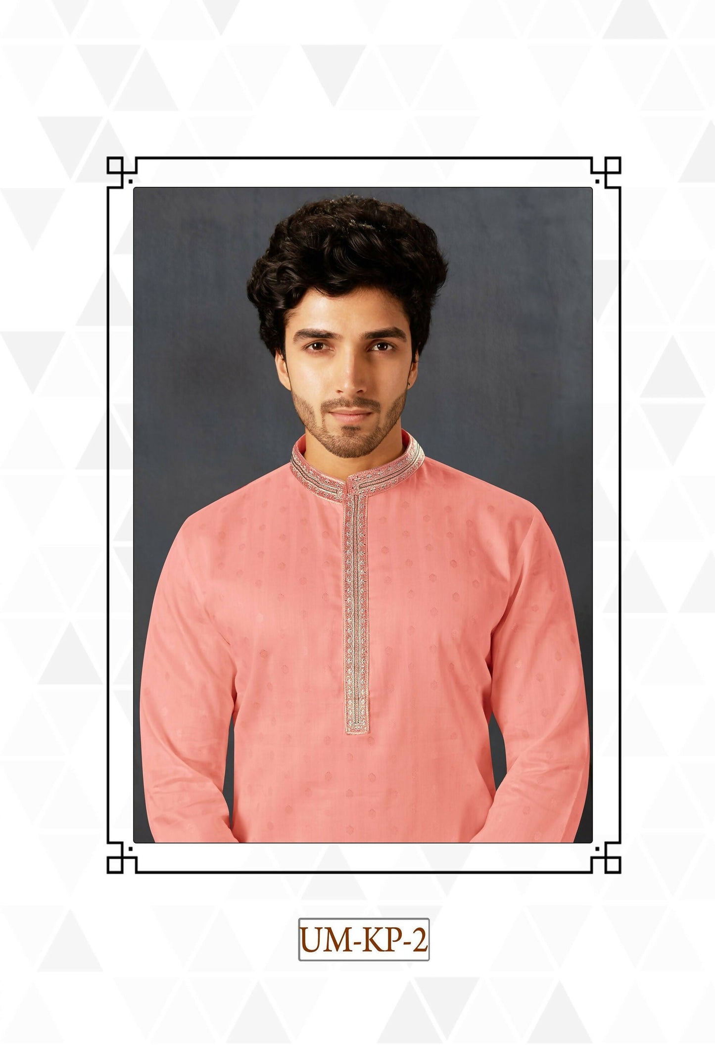 Joban Fashion Baby Pink Cotton Kurta Pyjama