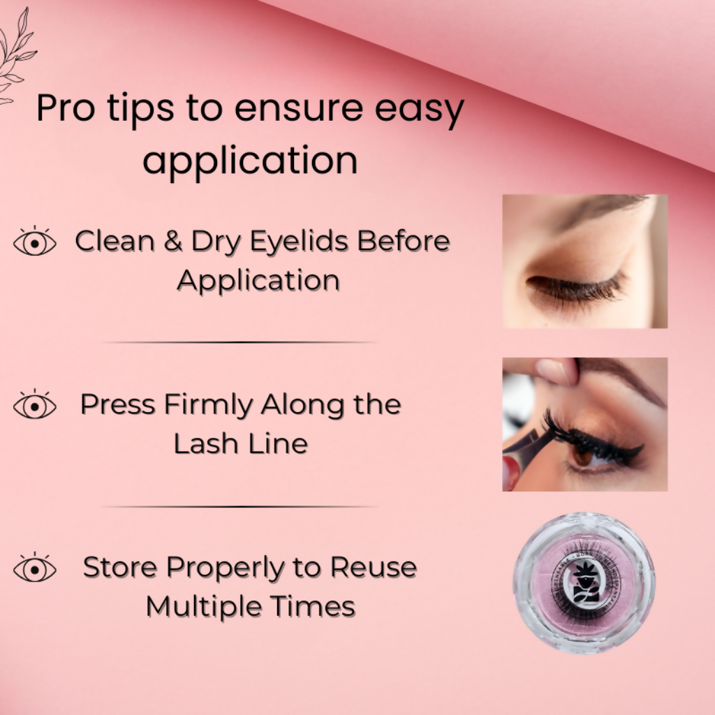 BOBI Self Adhesive Eyelashes SA30 Cat Eye – Winged Corner Volume