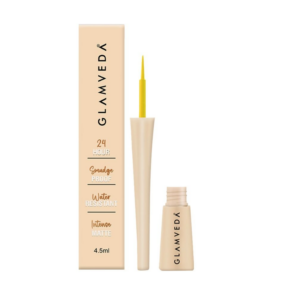 Glamveda Super Matte Liquid Intense Eyeliner - Yellow