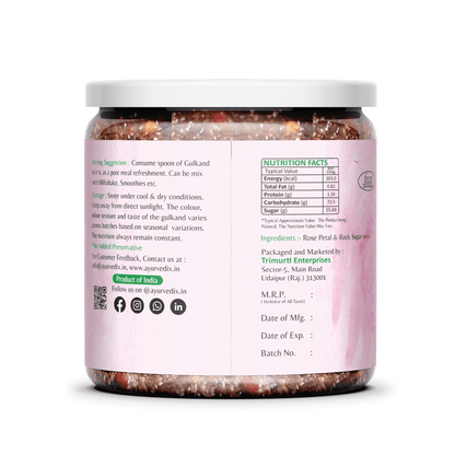 Ayurvedix Premium Gulkand (Rose Petal Jam)