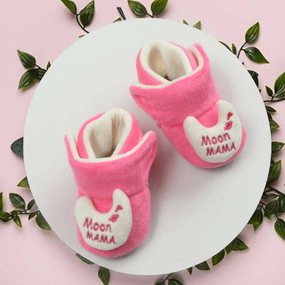 Tiny Bugs For Boys & Girls Baby Winter Booties - Pink