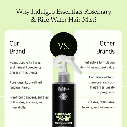 Indulgeo Essentials Rosemary And Rice Water Hair Growth Spray