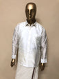 Rajavivaha Art Silk Cream Color Shirt