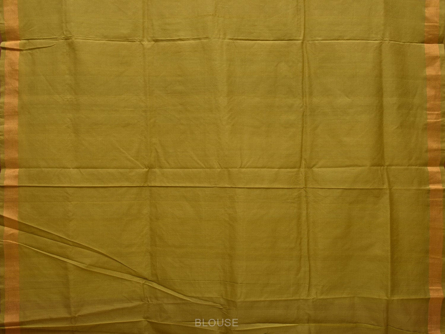 Olive Uppada Cotton Handloom Saree with Jamdani Pallu Design - Global Threads