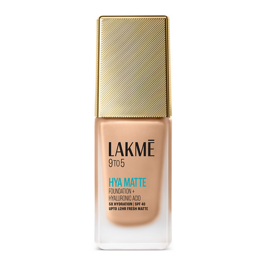 Lakme 9to5 Hya Matte Foundation + Hyaluronic Acid - Neutral Nude