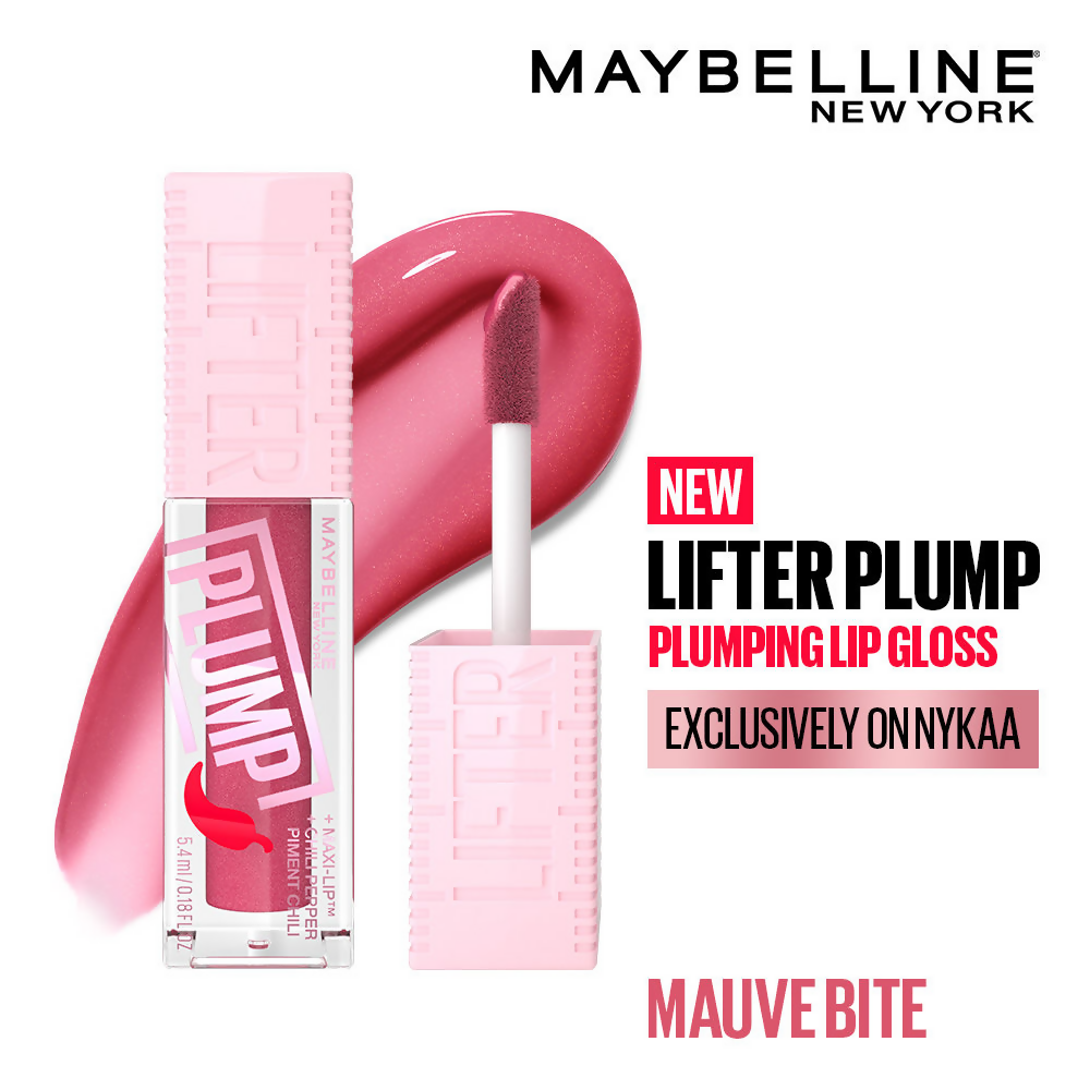 Maybelline New York Lifter Plump - Plumping Lip Gloss - Mauve Bite