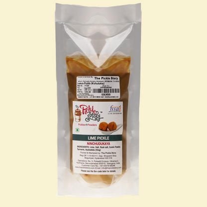 The Pickle Story Ninchudkaya – Stuffed Full Lime Pickle