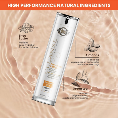 Cleanse Ayurveda Sunscreen Lotion SPF 30+ PA+++