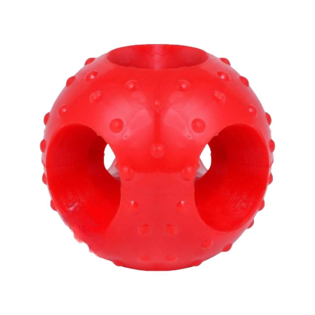 Goofy Tails Dog Ball Dog Toys - Red (Large)