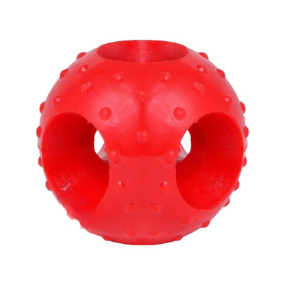 Goofy Tails Dog Ball Dog Toys - Red (Large)