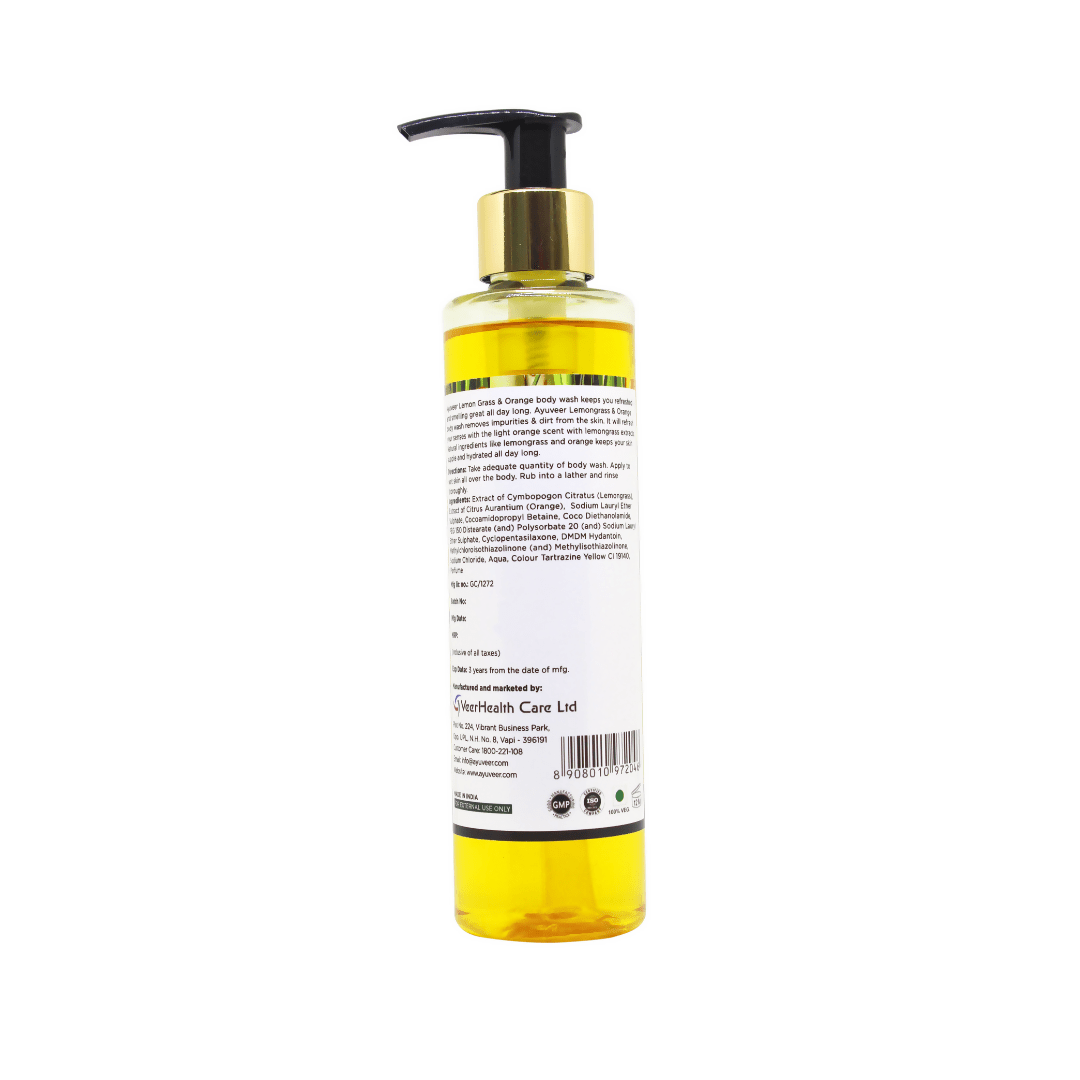 Ayuveer Lemongrass & Orange Body Wash