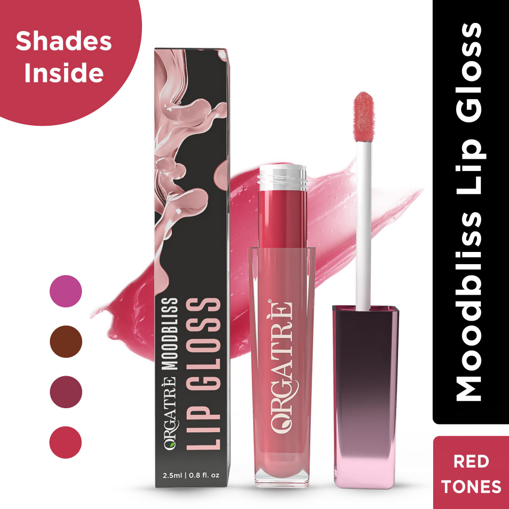 Orgatre MoodBliss Lip Gloss - Red Tones