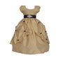 Asmaani Baby Girl's Gold Color Dress (AS-DRESS-22028)