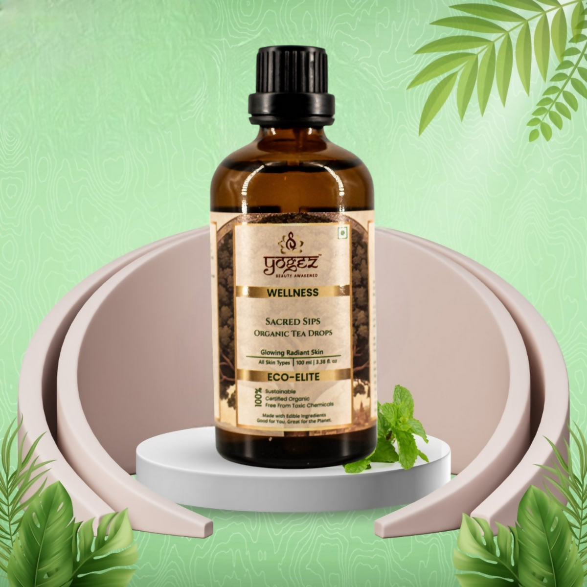 Yogez Sacred Sips Tea Drops- Skin Health