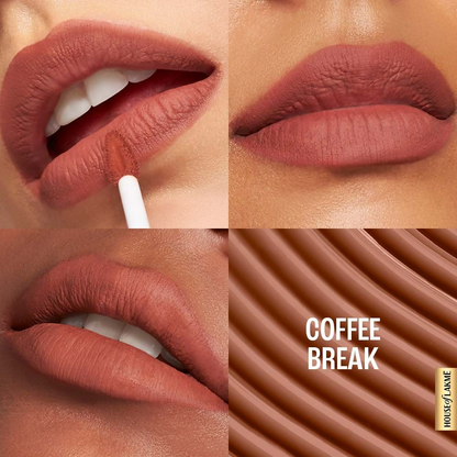 Lakme 9to5 Hya Matte Liquid Lipstick + Hyaluronic Acid - Vacation Nude