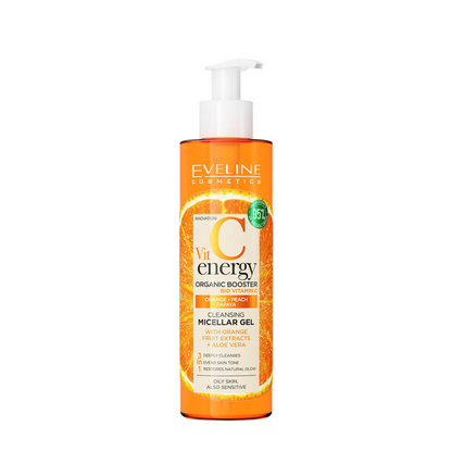 Eveline Cosmetics Vit C Energy Organic Booster Cleansing Micellar Gel