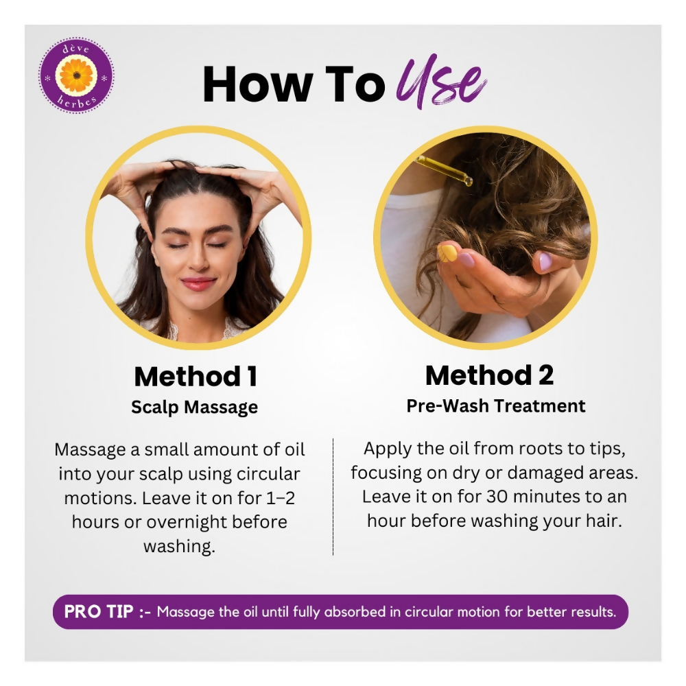 Deve Herbes Pure And Natural Rosemary Lavender Tea Tree & Almond Oil