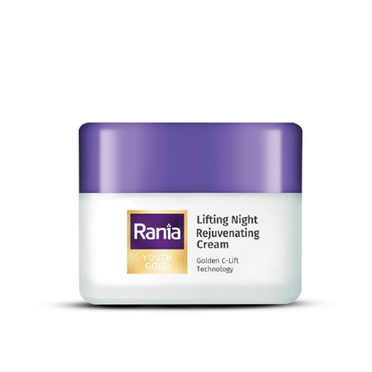 Rania Night Cream with Vitamin C, 24K Gold, Niacinamide