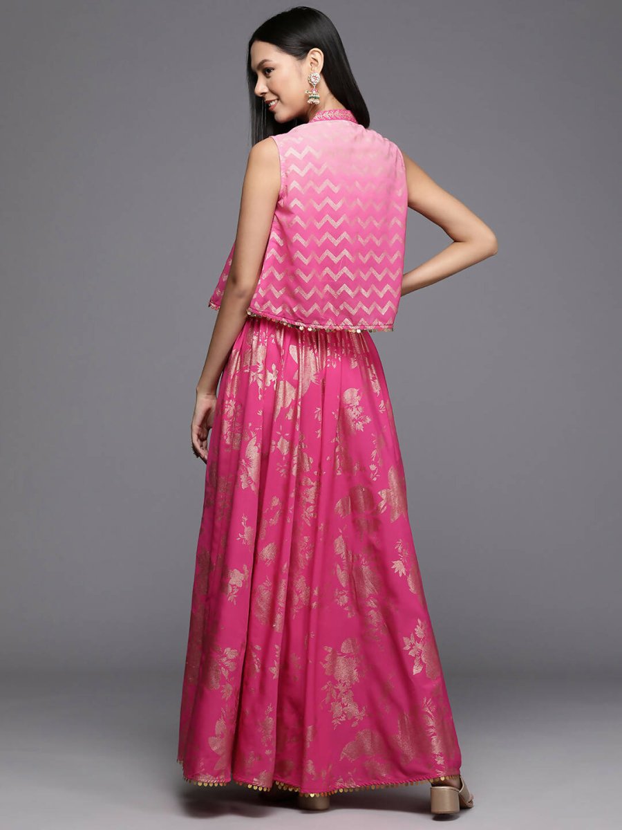 Ahalyaa Women's Traditional Wear Co-ods - Pink