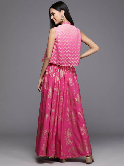 Ahalyaa Women's Traditional Wear Co-ods - Pink
