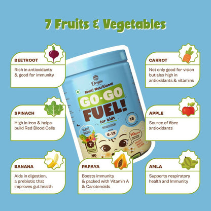 Origin Nutrition Multi Nutritional Go Go Fuel Health Drink For Kids, Ages 8-12 Yrs
