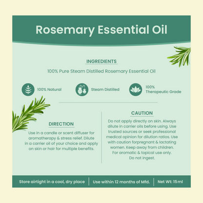 Nat Habit Rosemary Essential Oil