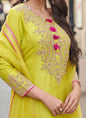 Evanik Designer Faux Georgette With Embroidery Sequence Work Palazzo Wedding Collection
