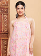 BohoJazz Pink Vacay Halter Top with Comfort Pants Co-ord Set