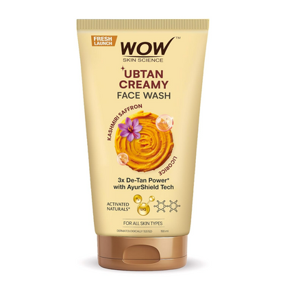 WOW Skin Science Ubtan Creamy Face Wash