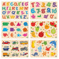 Webby Wooden Educational Colorful Puzzle for Preschool Kids - Set of 6
