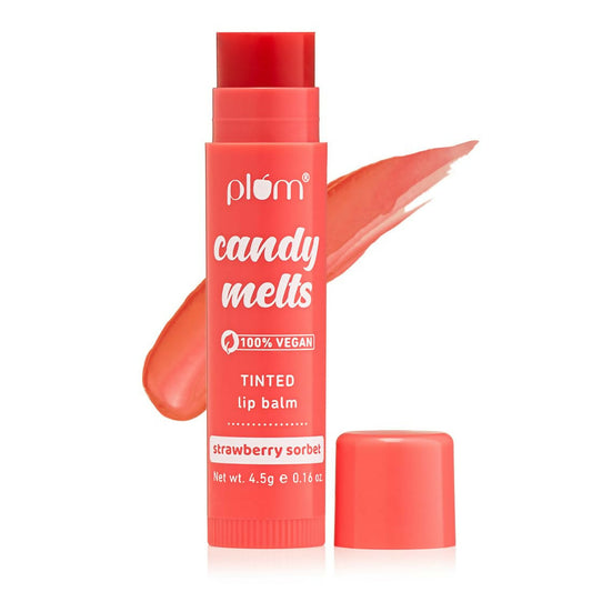 Plum Candy Melts Strawberry Sorbet Tinted Lip Balm