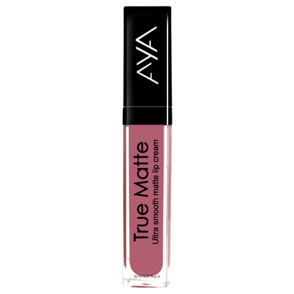 AYA True Matte Liquid Lipstick, Ultra Smooth Matte Lip Cream - 06 Pink Nude