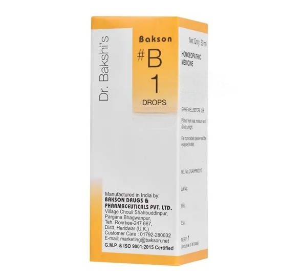 Bakson's Homeopathy B1 Drops