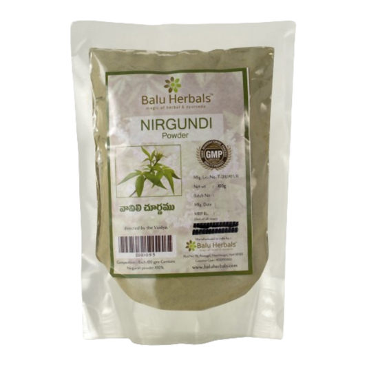 Balu Herbals Nirgundi (Vavili) Powder