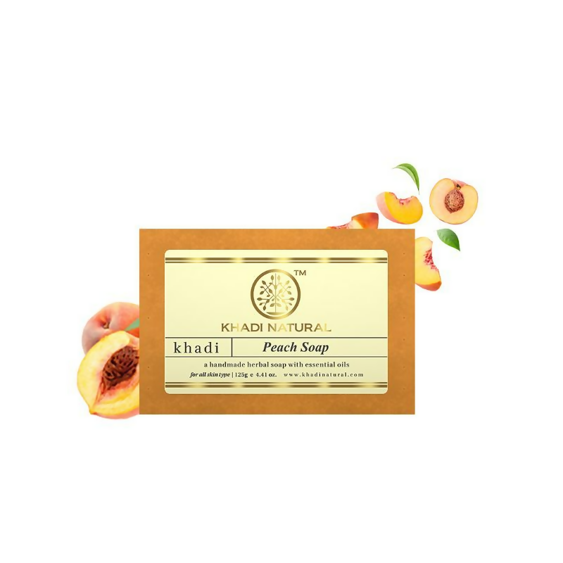 Khadi Natural Peach Handmade Soap
