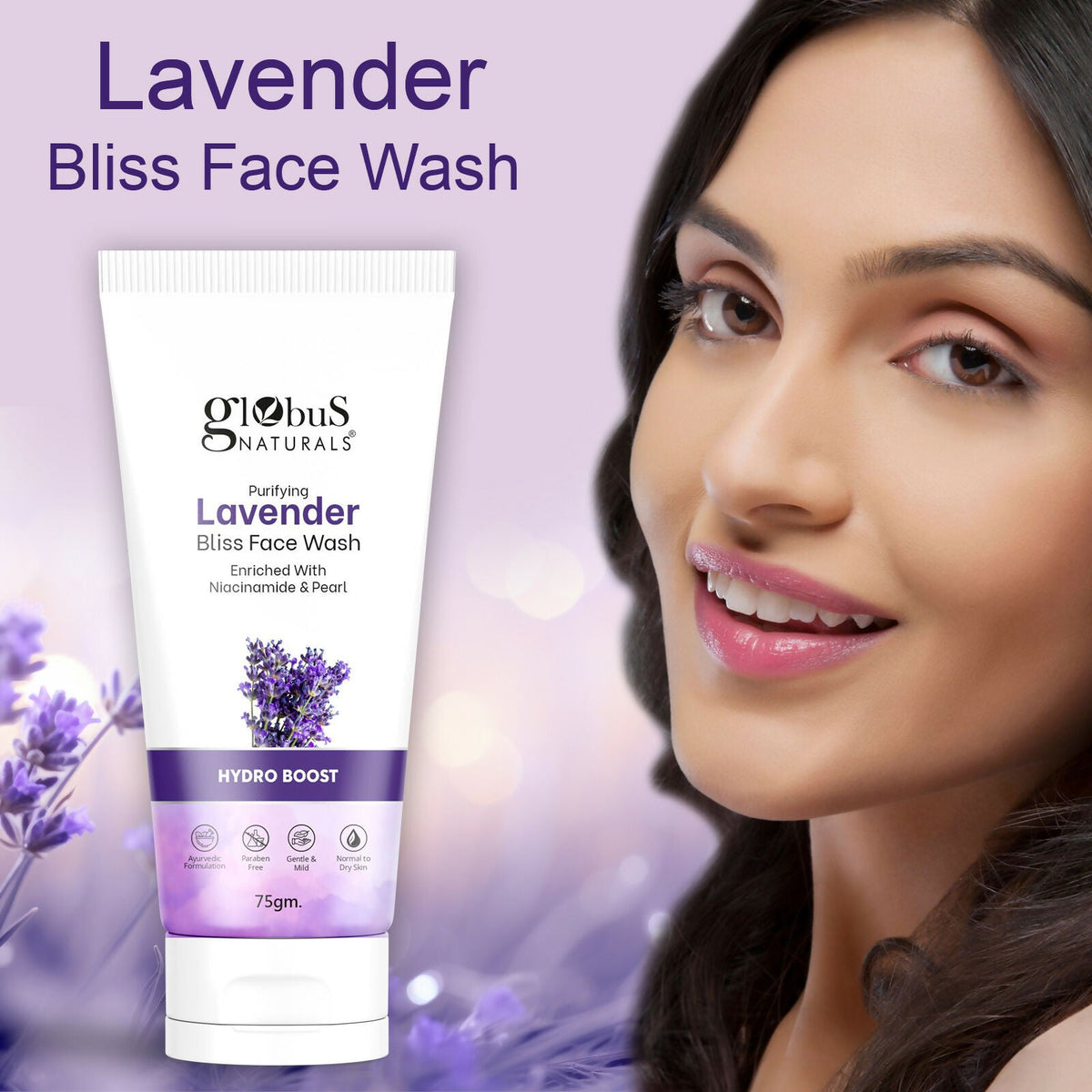 Globus Naturals Purifying Lavender Face Wash