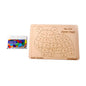 Kraftsman English Alphabets Wooden Jigsaw Puzzles Hippo Shape Puzzle | Color Kit Included