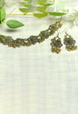 Mominos Fashion Johar Kamal Golden-Plated Brass Finish Floral Desgin Choker For Women
