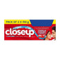 Closeup Everfresh+ Triple Fresh Formula Red Hot Gel Toothpaste (Set of 2)