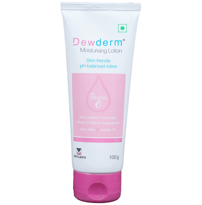 Dewderm Moisturising Lotion with Vitamin E, Aloe Vera & Jojoba Oil