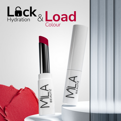 Mila Beaute 24 Hr Non-Transfer Matte Locked-In Lipstick - Floral Pink