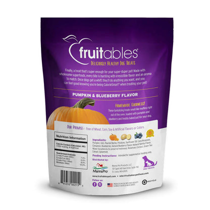 Fruitables Pumpkin And Blueberry Dog Treat