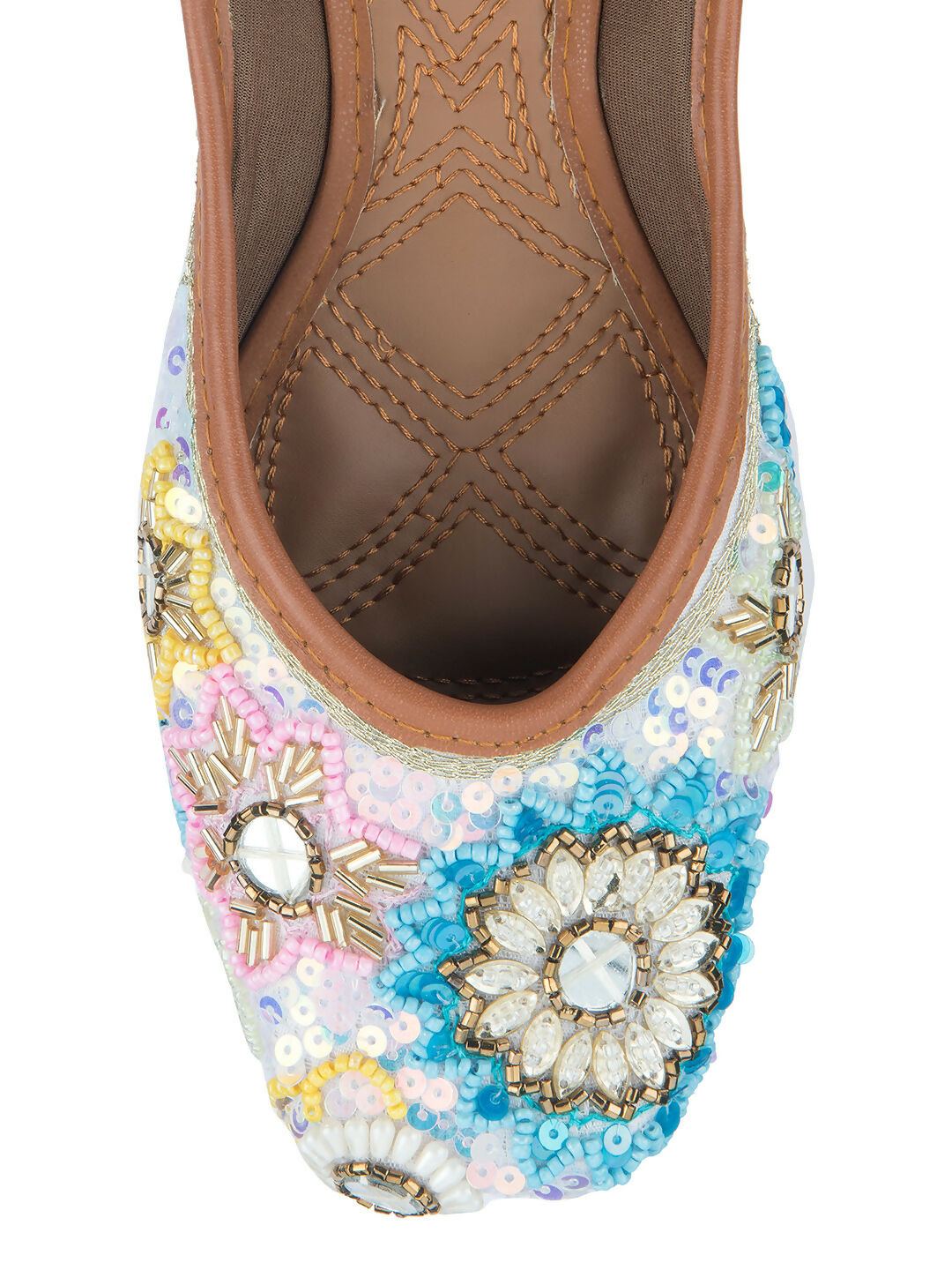 Desi Colour Women Indian Ethnic Footwear-Heavy Emb -8