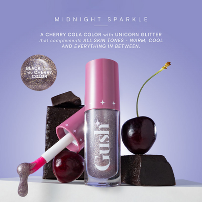 Gush Beauty H-Inched Transformative Glossy Lip Tint - Midnight Sparkle