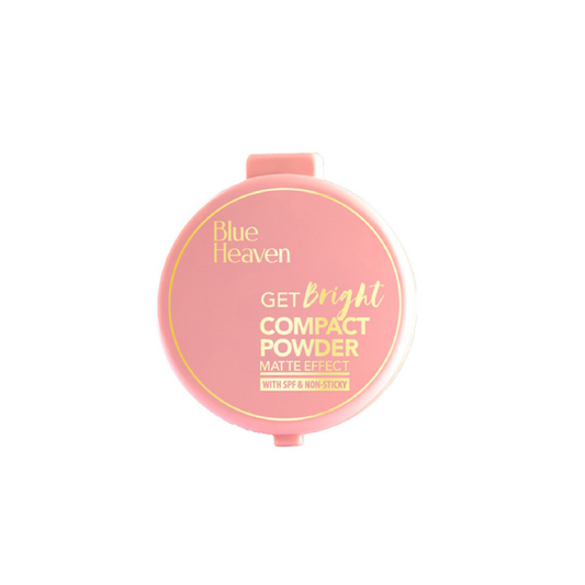 Blue Heaven Get Bright Compact Powder - Caramel