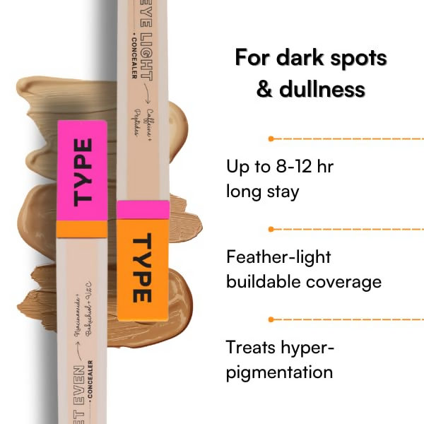 Type Beauty Get Even Concealer - Vanilla 10