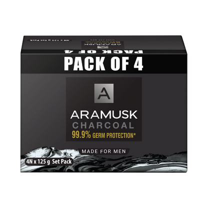 Aramusk Charcoal Soap For Men