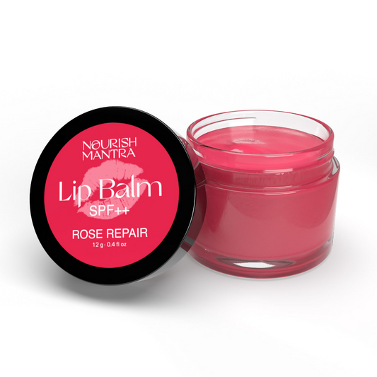 Nourish Mantra Rose Repair Lip Balm With Shea Butter & Vitamin E For Dry, Chapped And Dark Lips