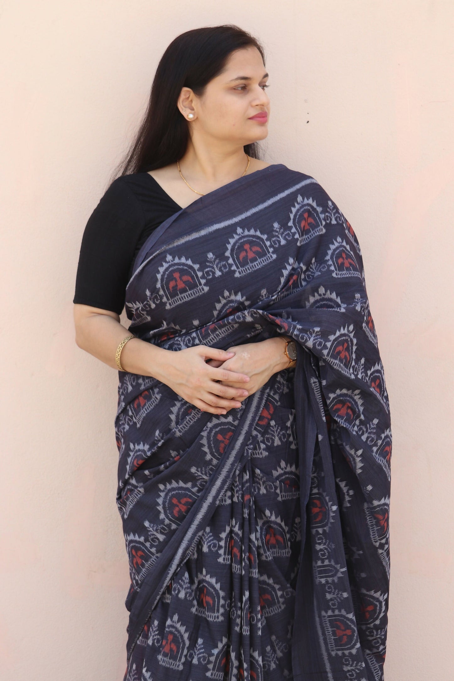 Earthyweaves Ekantika Sambalpuri Saree